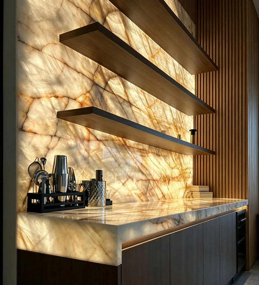 Cristallo Quartzite countertop Cristallo Quartzite countertop